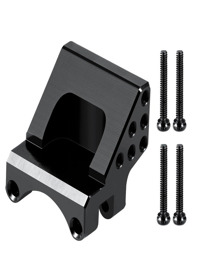 RCHUBAM 1Pcs Aluminum RC Link Mount SCX24 Adjustable Rear Link Mount Compatible with 1/24 Axial SCX24 AXI00001 AXI00002 AXI00005 AXI00006 Bronco RC Crawler Cars Upgrade Accessories, Black - Image 1